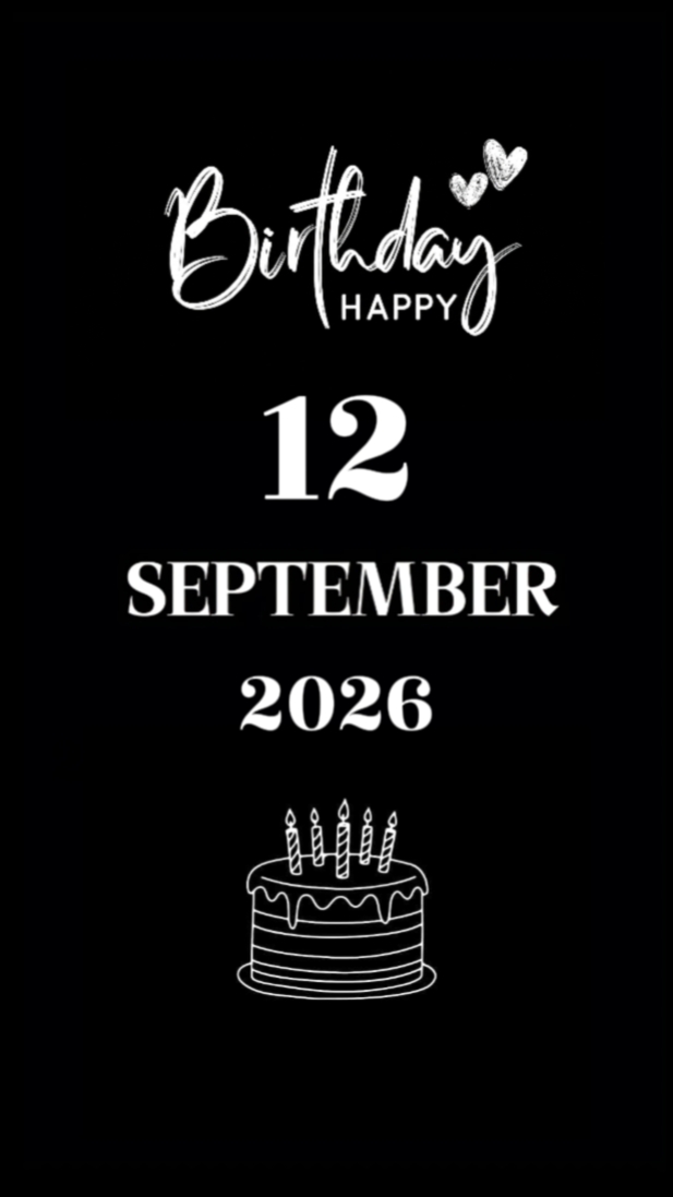 BDAY ANAK 12 SEPTEMBR