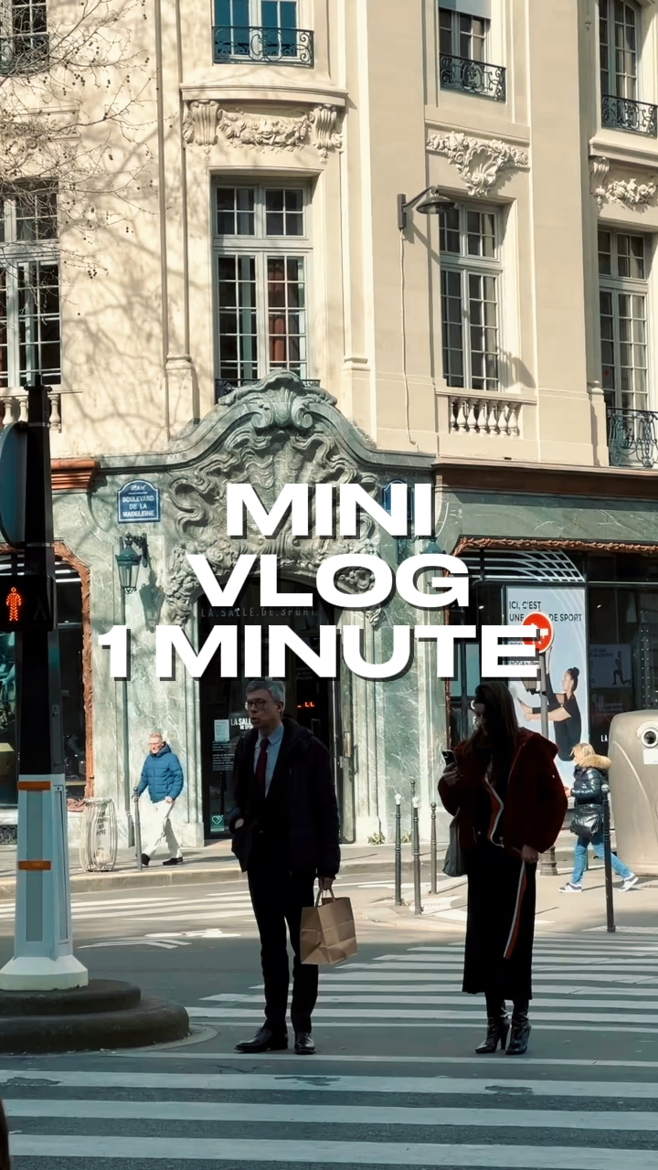 Vlog de 1 minuto 