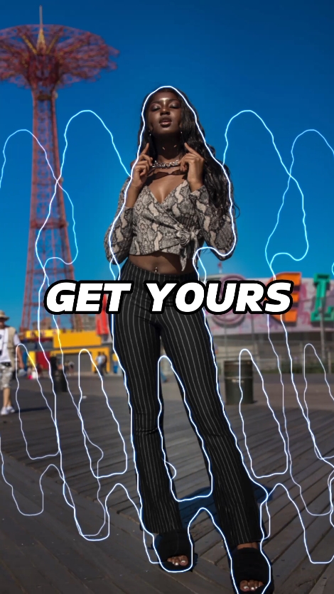 Pantalla de productos de ropa para mujer Beating Match Con Estilo TikTok