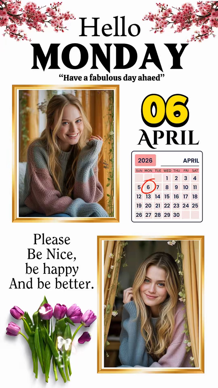 Monday 6 April 2026