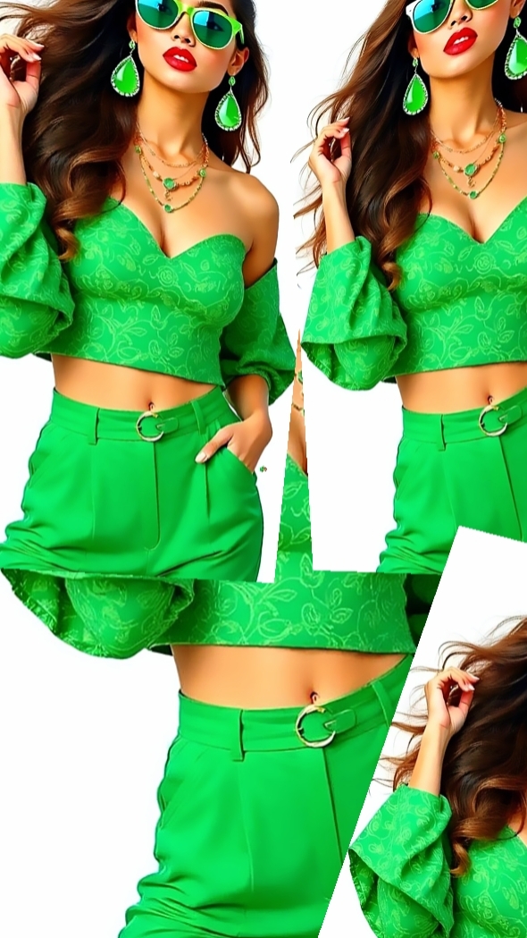 photo verte tendance 