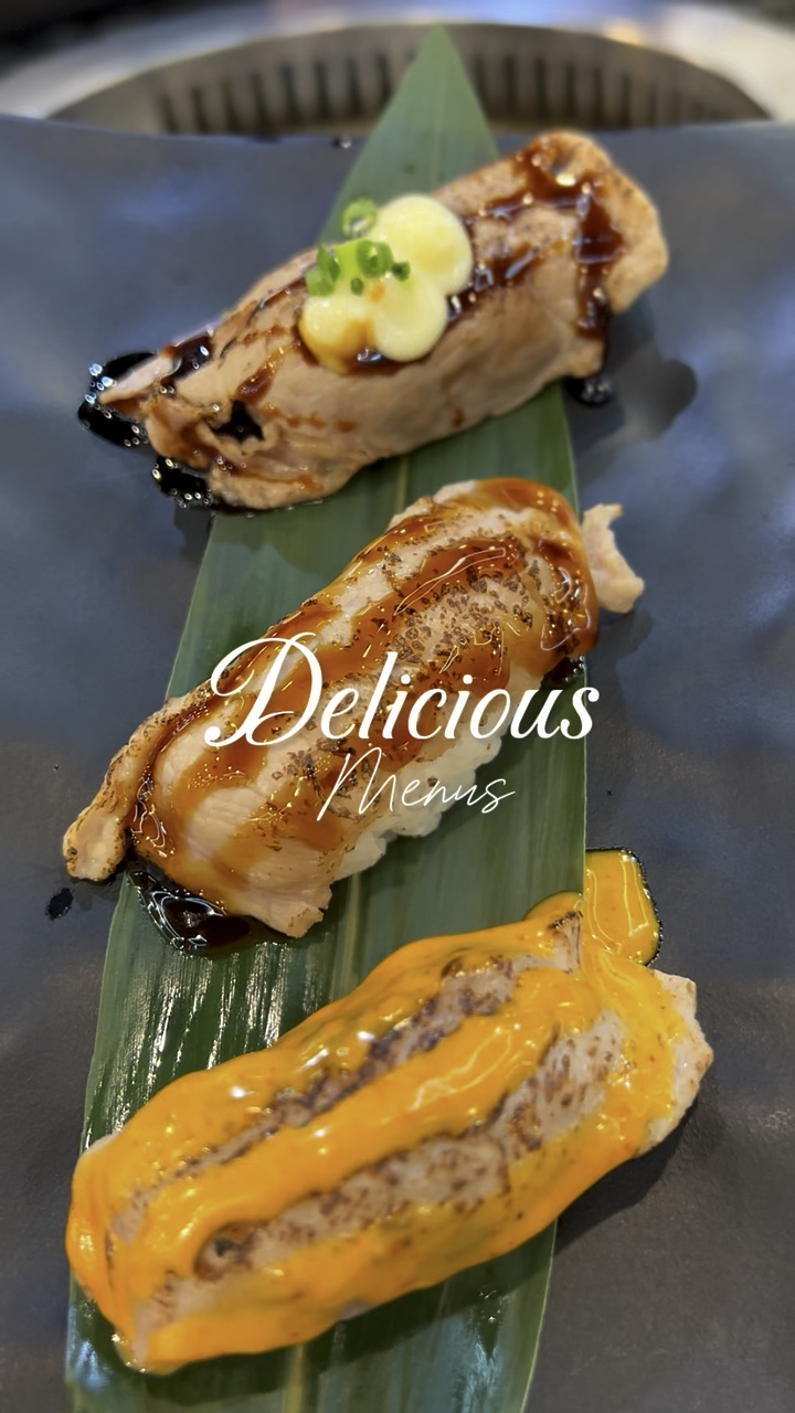 Delicious menus