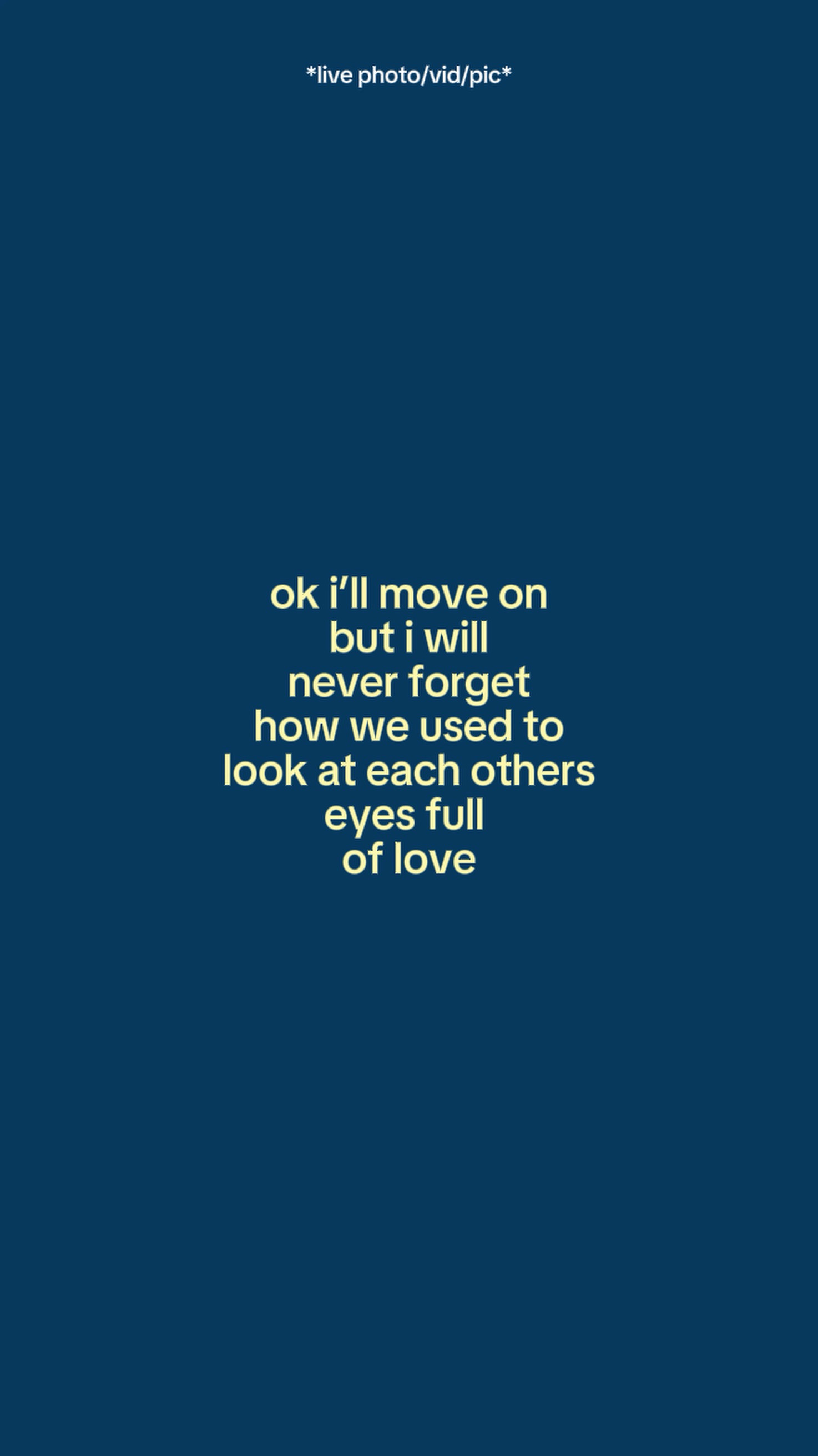 I llmoveonbutiwill