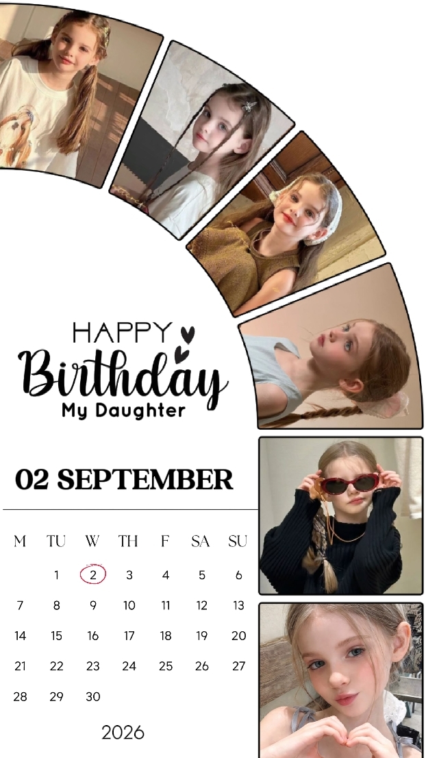 HBD DAUGHTER 02 SEPT