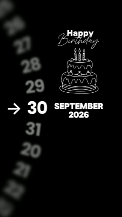 HBD 30 September