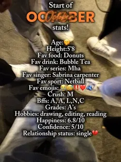 October stats!