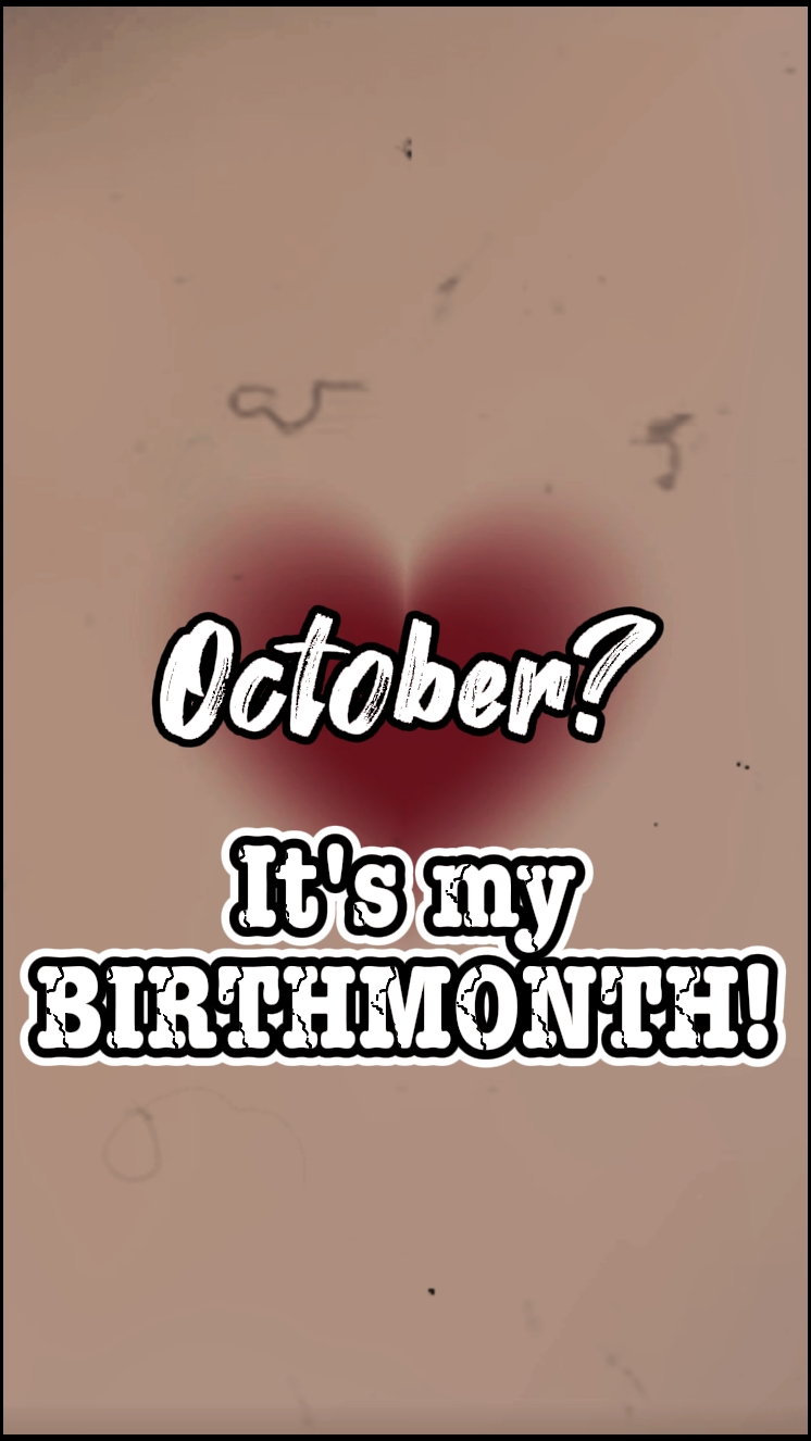 Bonjour Octobre!