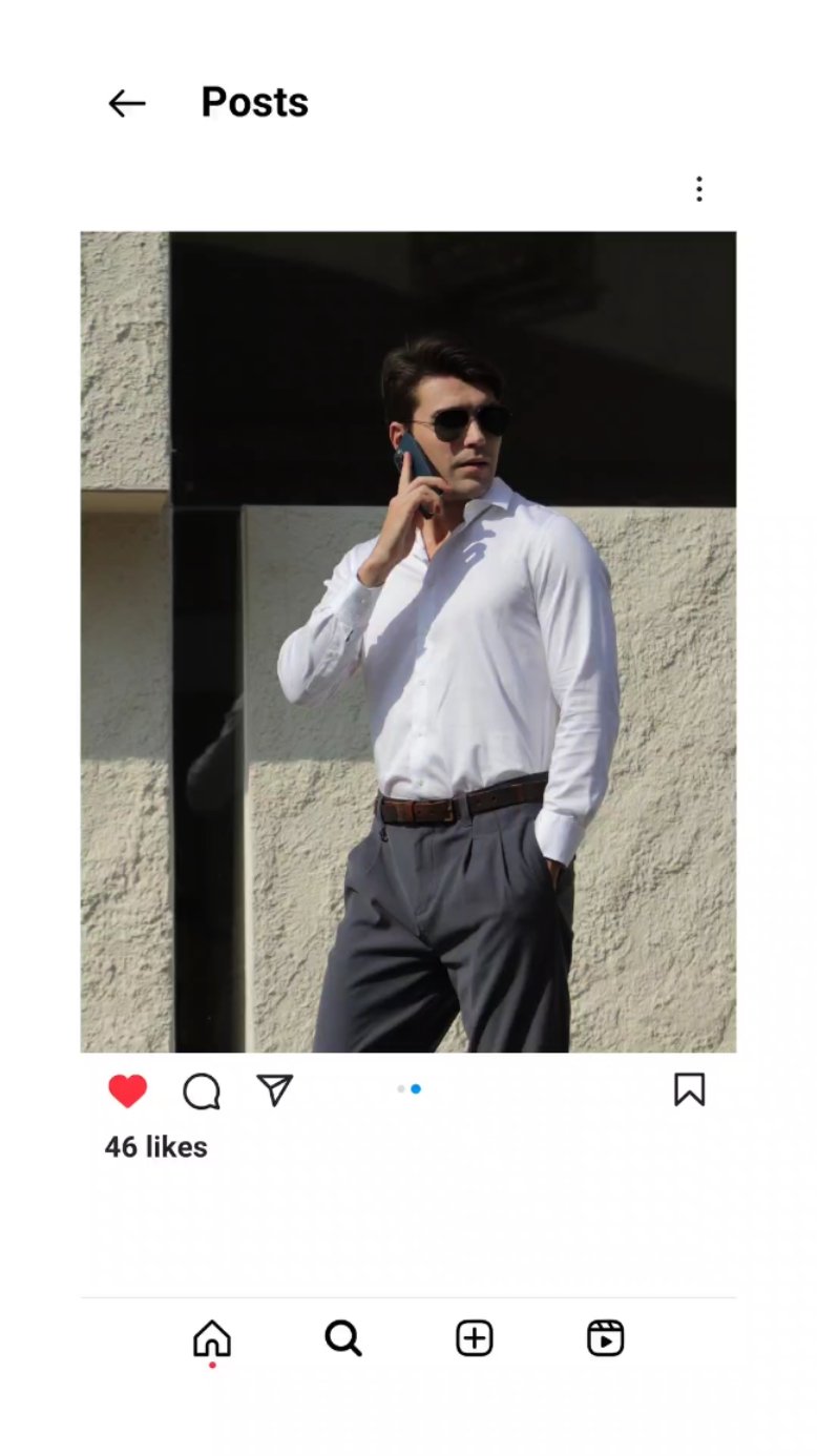 Affichage de mode UI Recreation Style TikTok