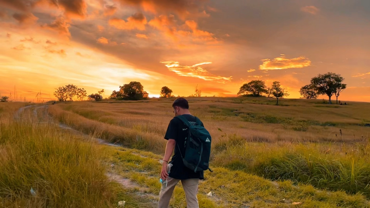 Pôr do sol estético