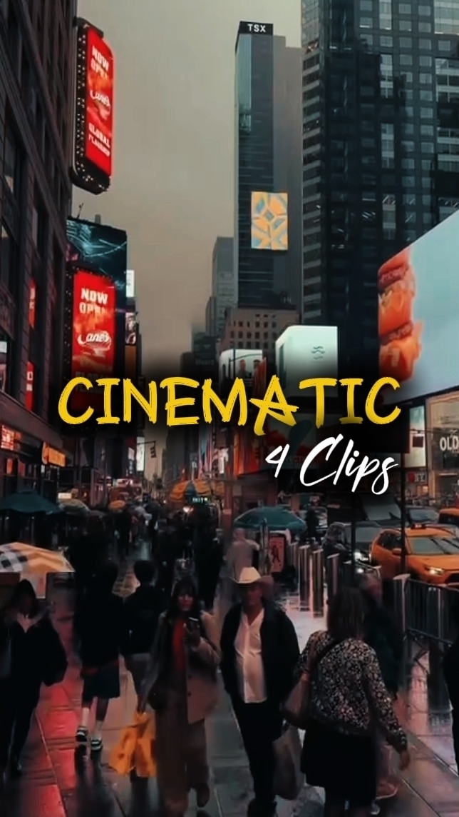 4 Clips Cinematic 