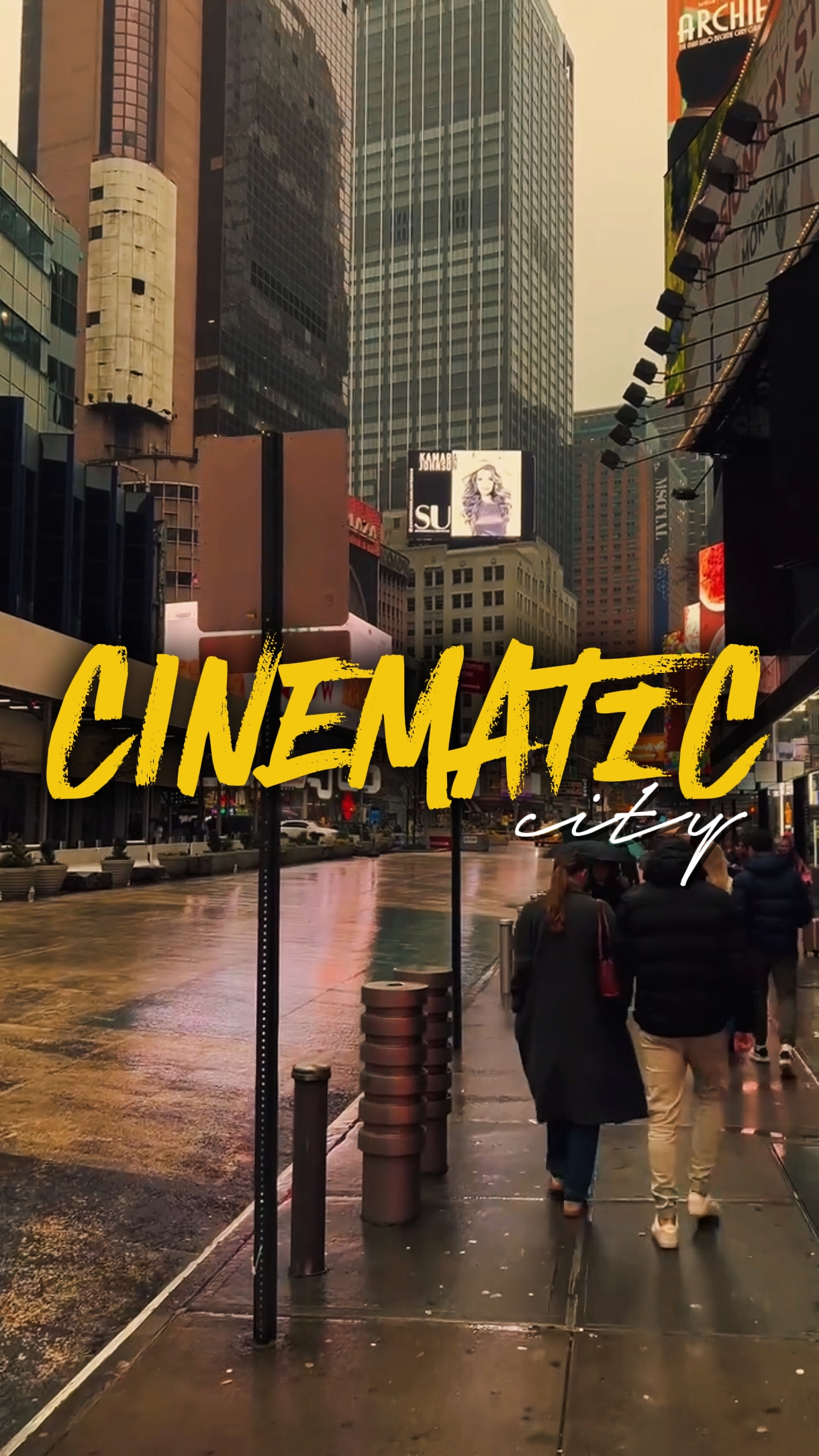 Tendência de vlog da cidade 