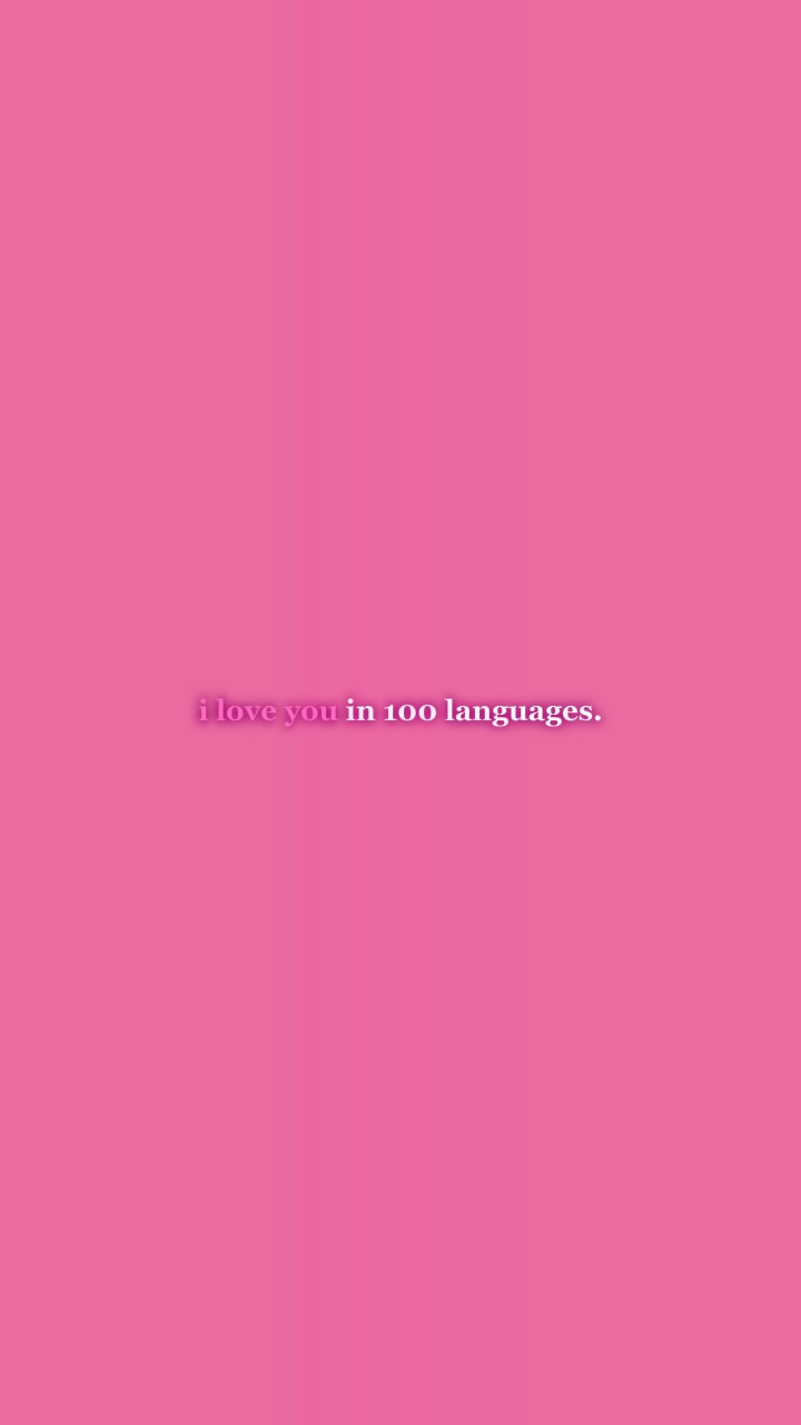 Te quiero en 100 idiomas