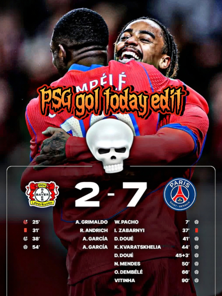PSG gol bugün düzenleme