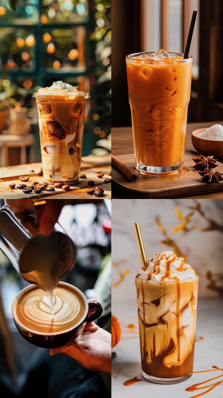 Coffee menu