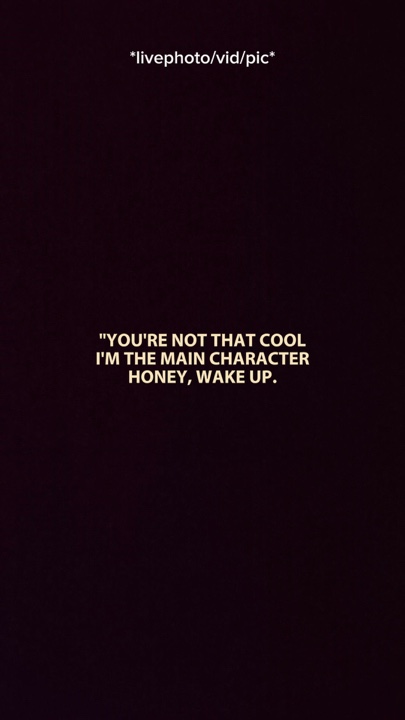 you’re not cool 