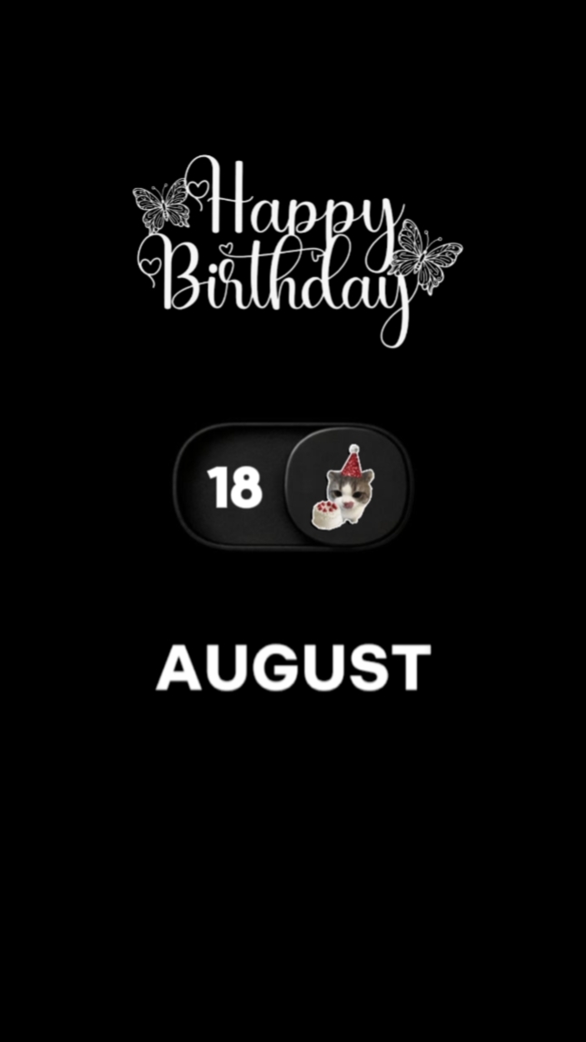 HBD 18 August