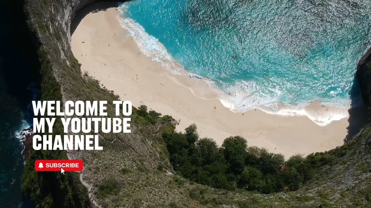 Template Intro Youtube, Tema Perjalanan, Gaya Minimalis