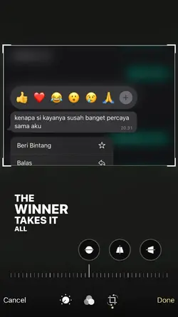 the winner takes it