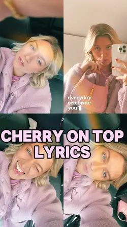 cherry on top selfie