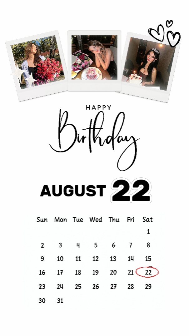 HBD 22 AUGUST