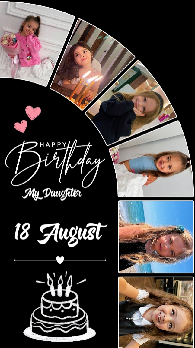 HBD DAUGHTER 18 AUG