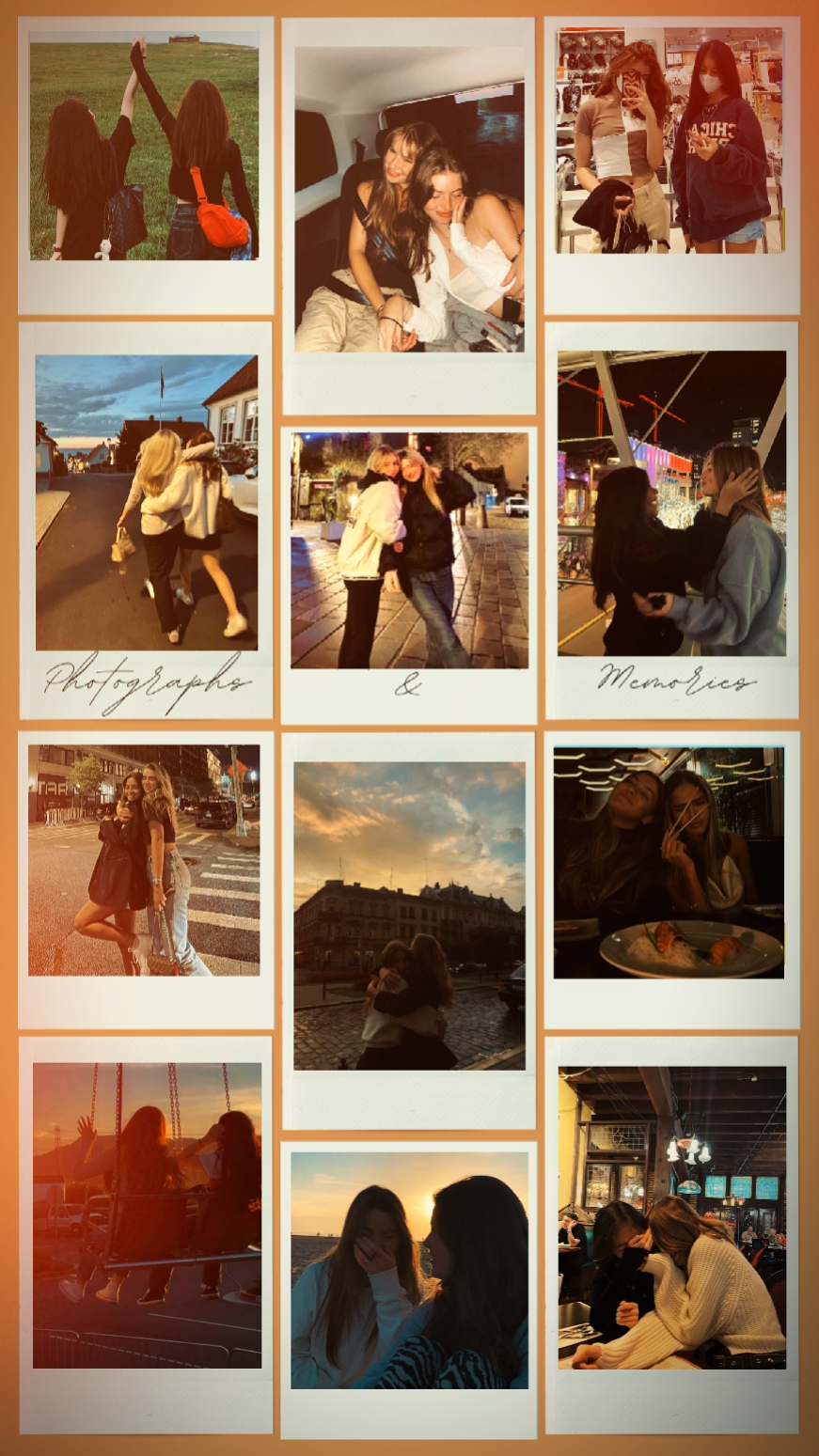 Collage de mejores amigas