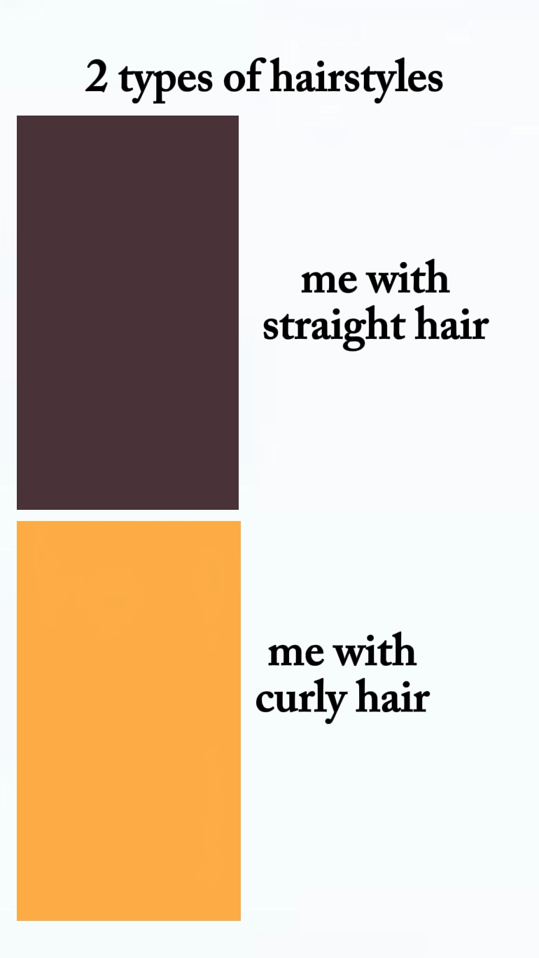 2 types of hairstyle
