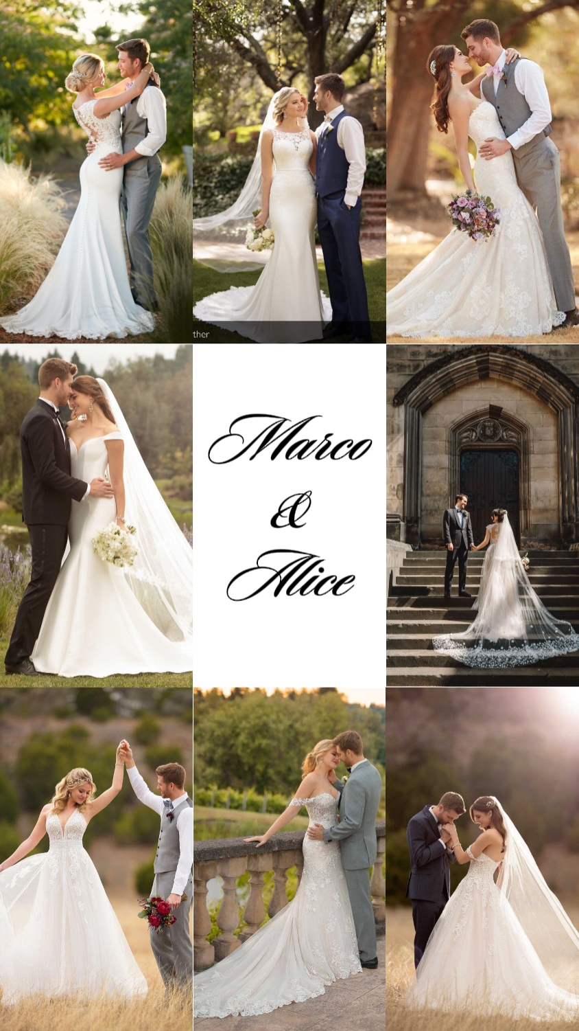 Wedding collage 