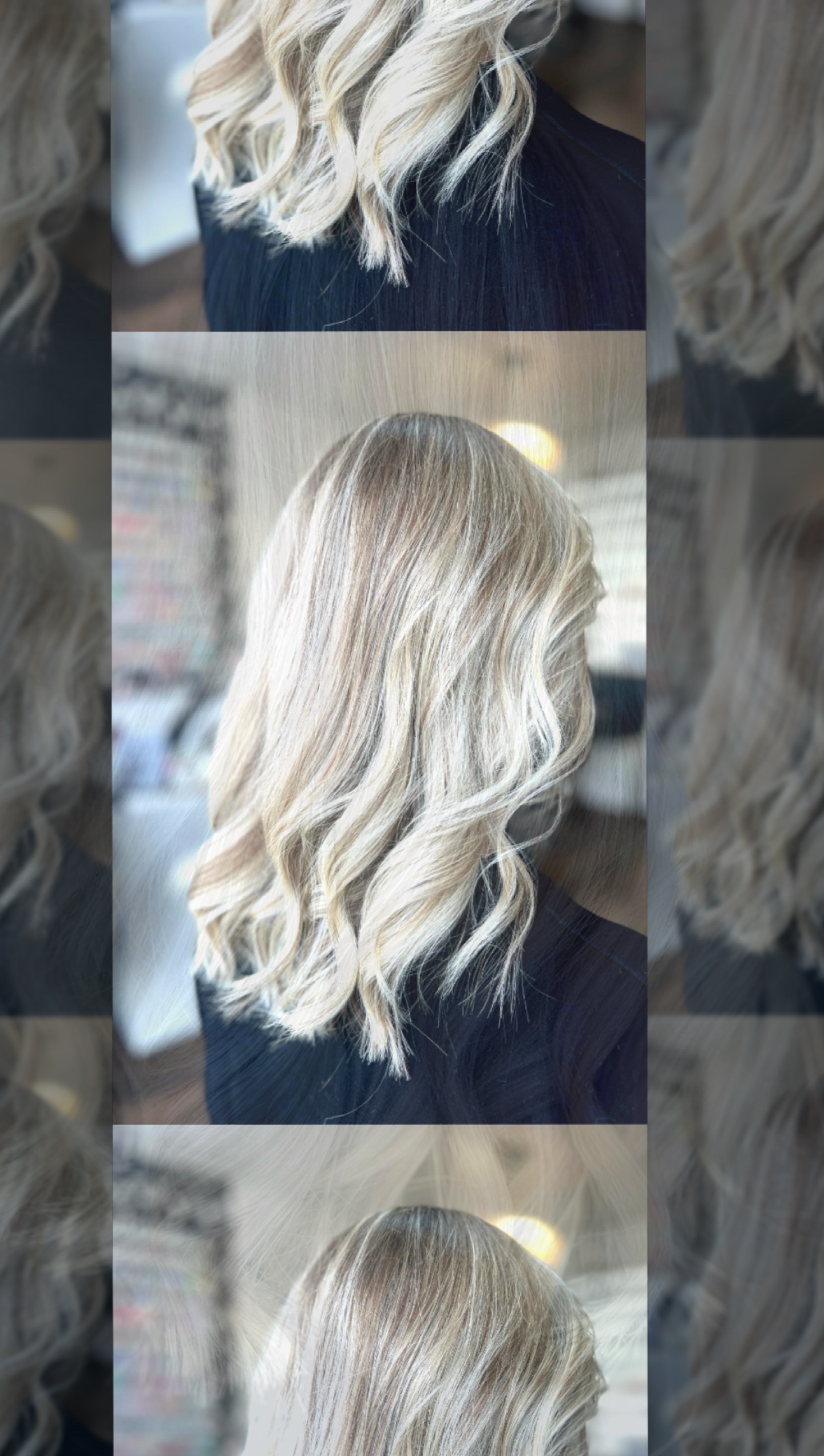 Haare vor nach 