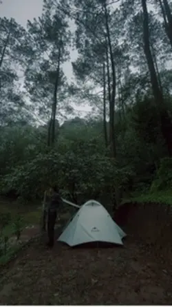 Solo camping vibes