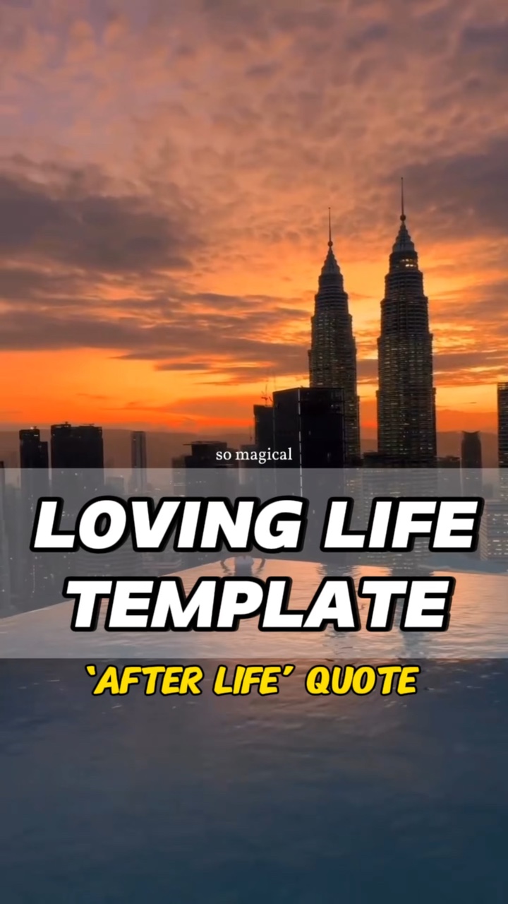 Template Mencintai Hidup