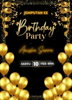 BIRTHDAY INVITATION