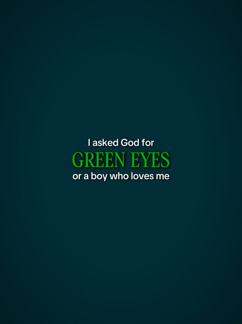 Ojos Verdes