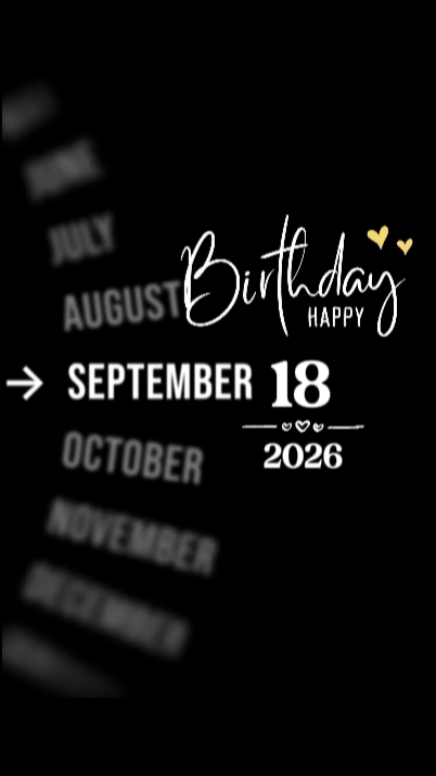 HBD 18 September