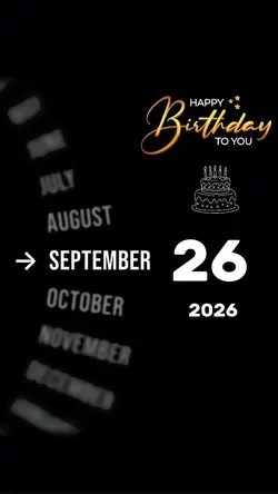Hbd 26 September2026