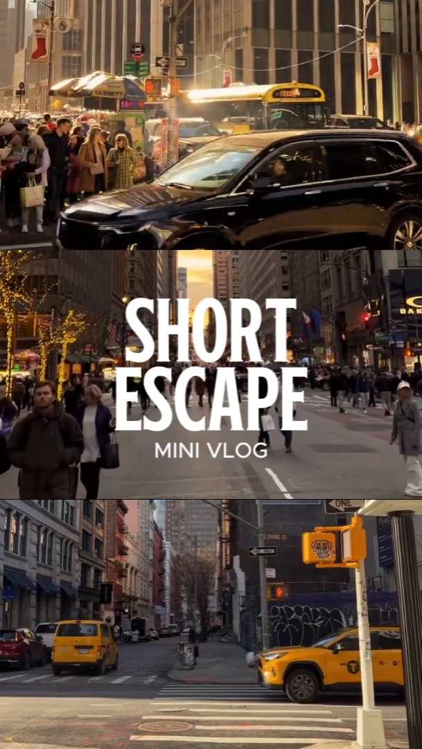 SHORT ESCAPE VLOG