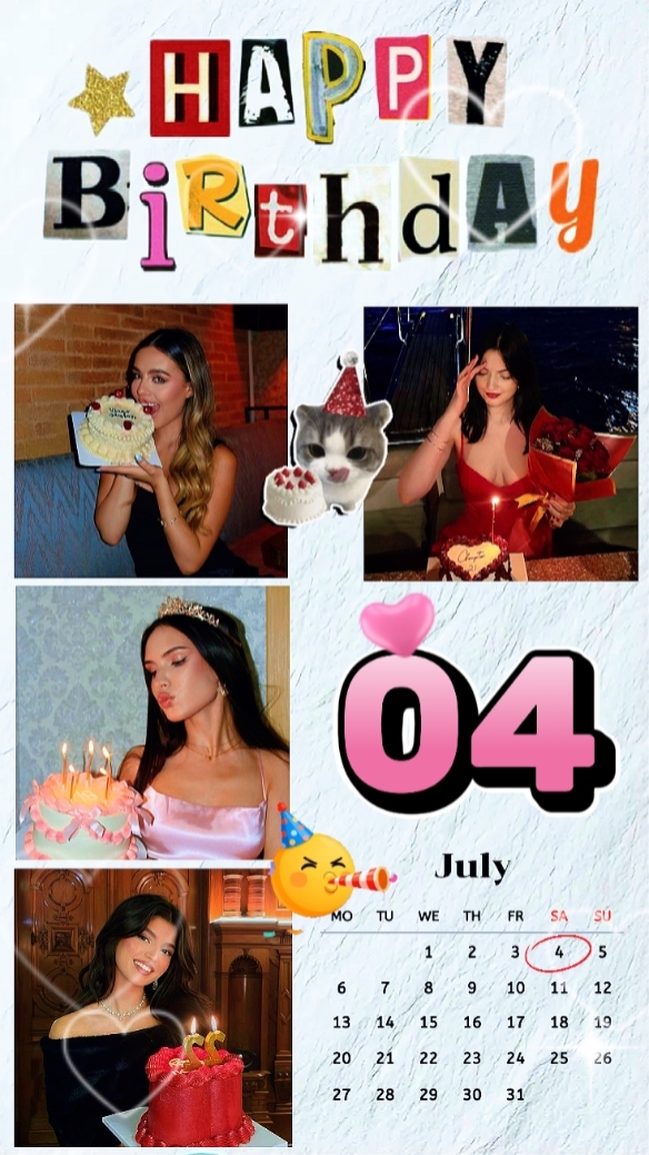 BIRTHDAY 04 JULY 