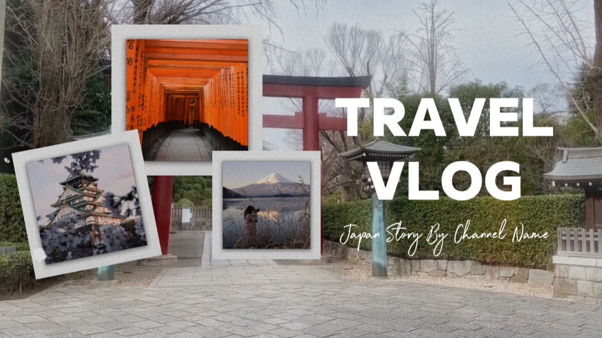 Introdução do vlog de viagens