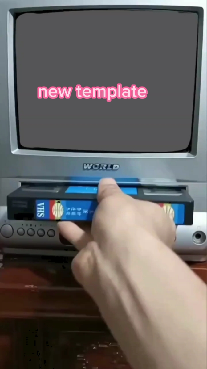 vcr play your video 