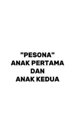 Anak pertama dan