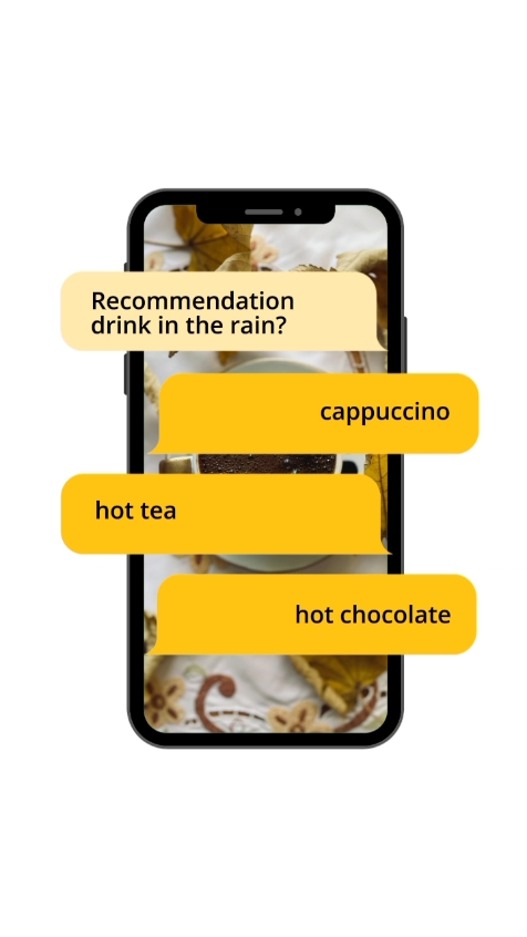 C2B Estilo TikTok Bebida Chocolate Estilista Creativos