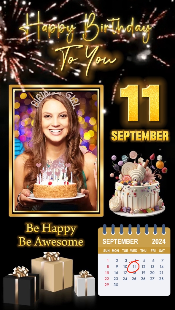 Birthday 11 Sep 2024