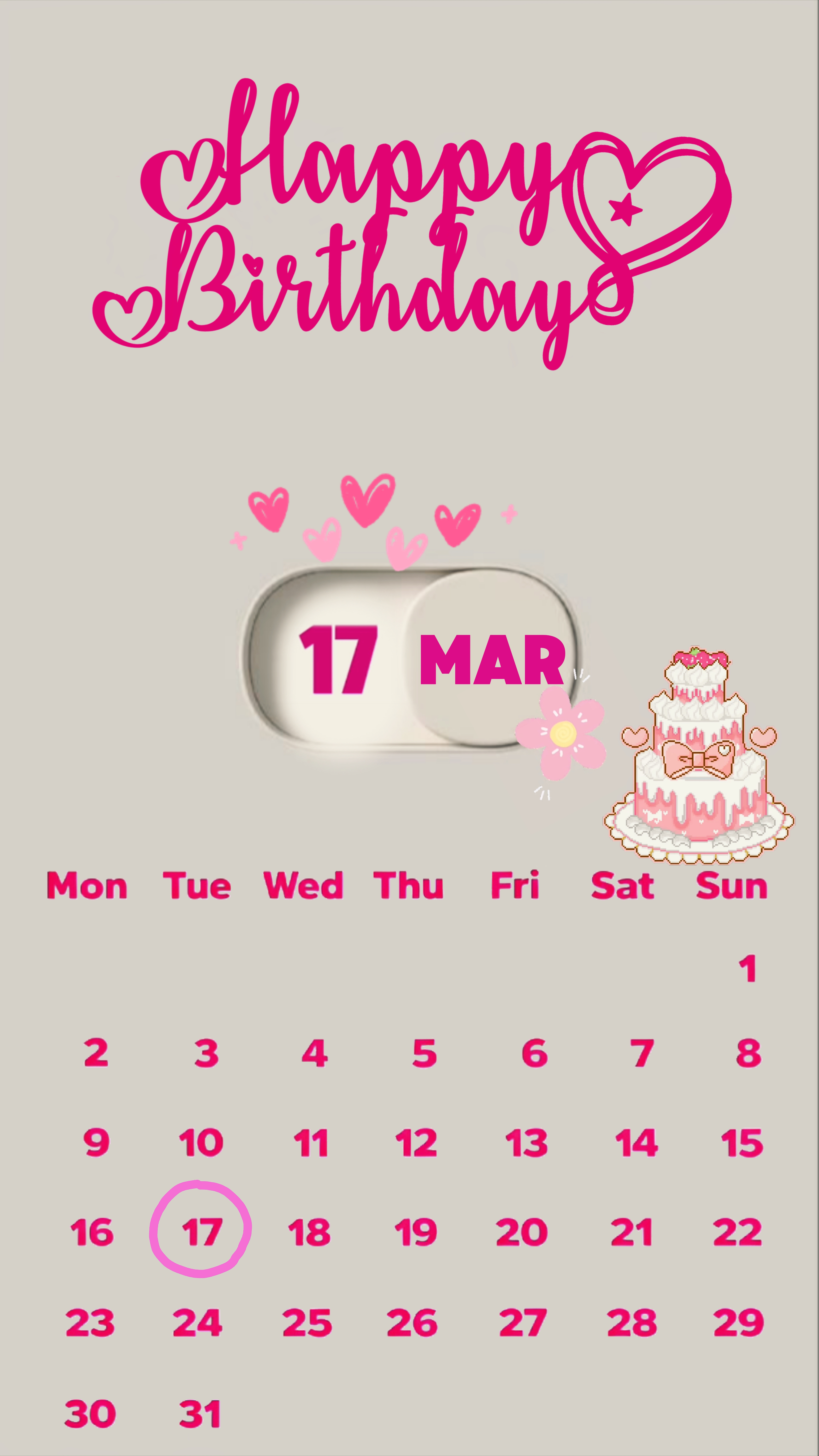 HBD 17 DE MARZO
