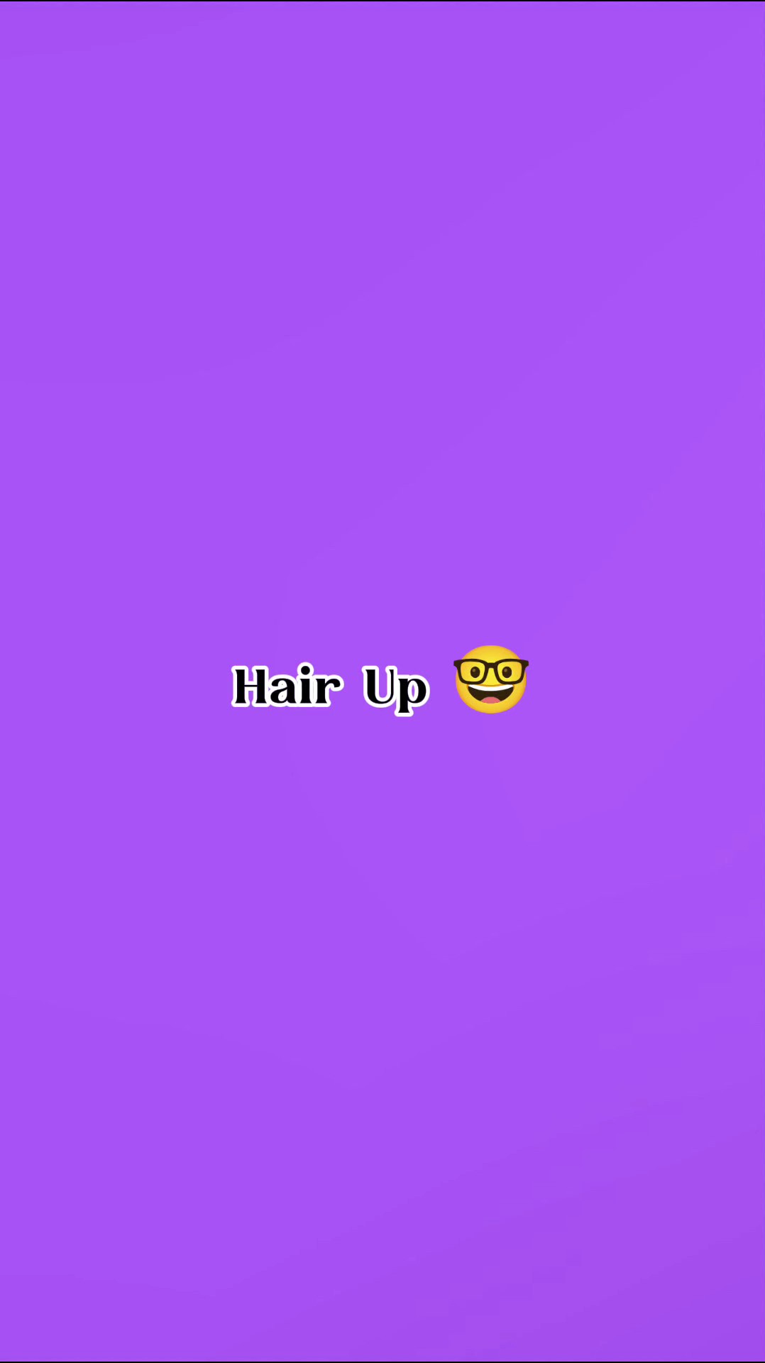 Haare hoch