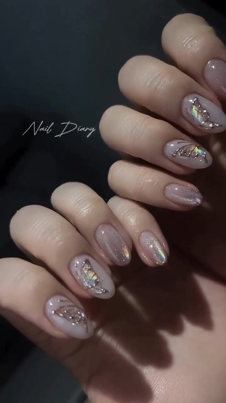 Arte De Uñas Mariposa