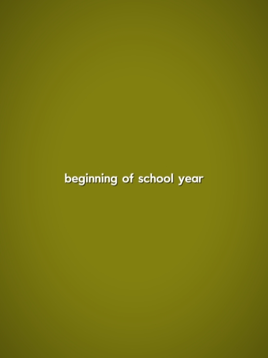 end of school year 