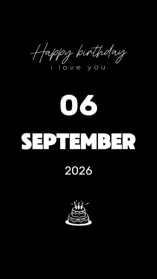 HBD HUSBAND 6 SEPTEM