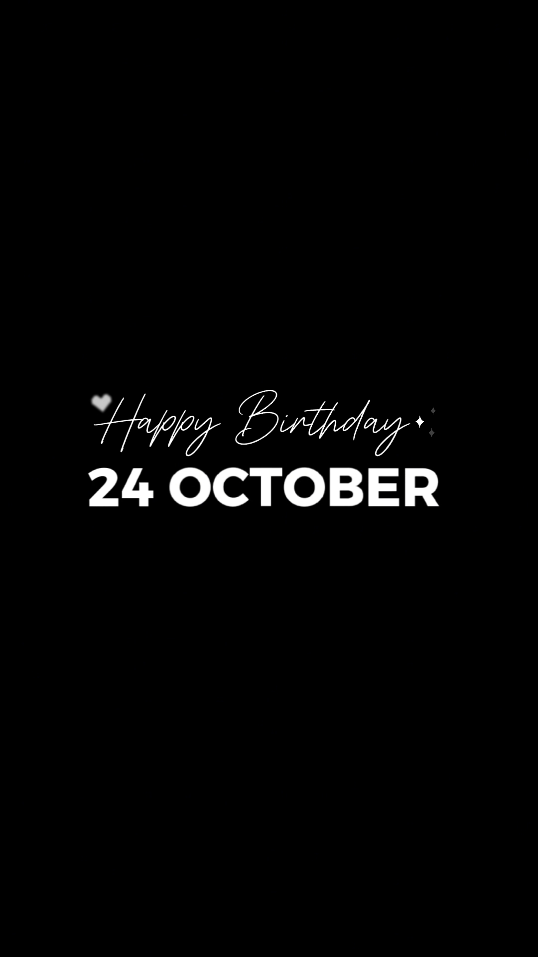 24 OCTOBER BIRTHDAY 