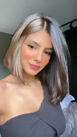 Efeito cabelo loiro 