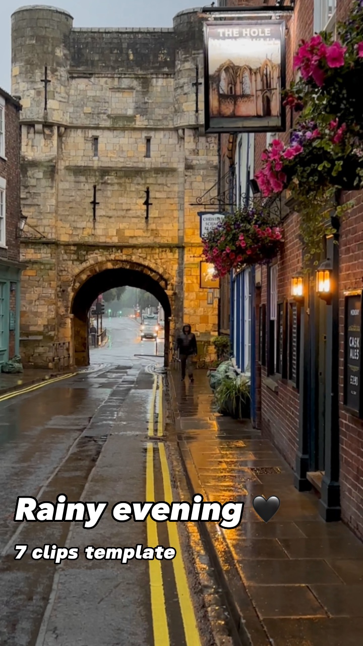 Día lluvioso en York 🖤